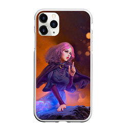 Чехол iPhone 11 Pro матовый Милашка Мелина, цвет: 3D-белый