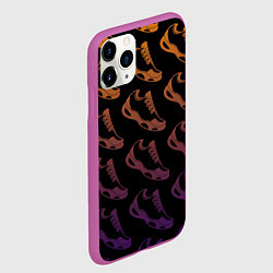 Чехол iPhone 11 Pro матовый KROSS, цвет: 3D-фиолетовый — фото 2