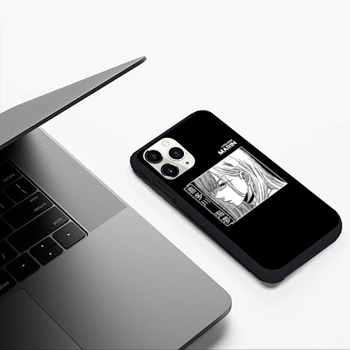 Чехол iPhone 11 Pro матовый Marin Kitagawa - Марин Китагава / 3D-Черный – фото 3