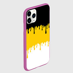 Чехол iPhone 11 Pro матовый Российская Империя потёки, цвет: 3D-фиолетовый — фото 2
