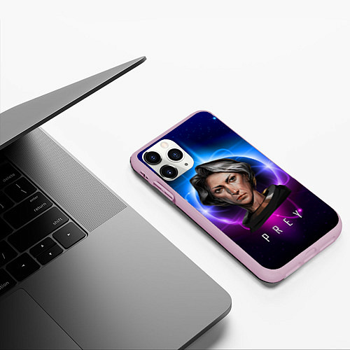 Чехол iPhone 11 Pro матовый PREY GIRL PLANET / 3D-Розовый – фото 3