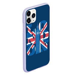 Чехол iPhone 11 Pro матовый LONDON Лондон, цвет: 3D-светло-сиреневый — фото 2