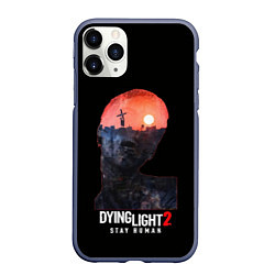 Чехол iPhone 11 Pro матовый Dying Light Stay Human, цвет: 3D-серый