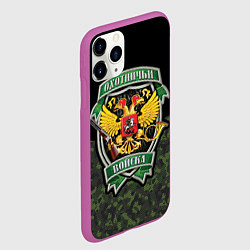Чехол iPhone 11 Pro матовый Охотничьи Войска камуфляж, цвет: 3D-фиолетовый — фото 2