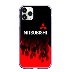 Чехол iPhone 11 Pro матовый Mitsubishi Огонь