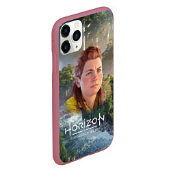 Чехол iPhone 11 Pro матовый Элой Horizon, цвет: 3D-малиновый — фото 2