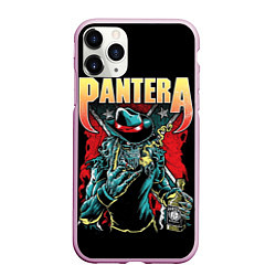 Чехол iPhone 11 Pro матовый Pantera принт