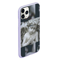 Чехол iPhone 11 Pro матовый Angel Lil Peep GBC, цвет: 3D-светло-сиреневый — фото 2