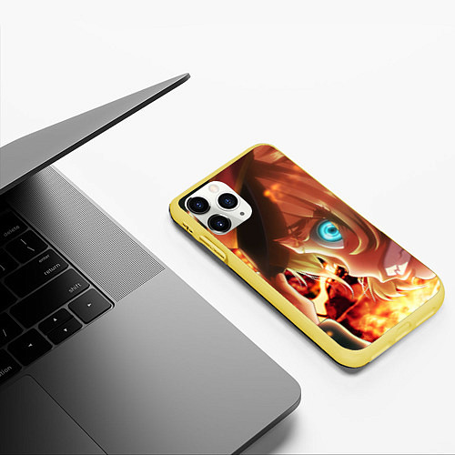 Чехол iPhone 11 Pro матовый Saga of Tanya the Evil Военная хроника маленькой д / 3D-Желтый – фото 3