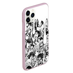 Чехол iPhone 11 Pro матовый АХЕГАО - AHEGAO ПОДТЕКИ, цвет: 3D-розовый — фото 2