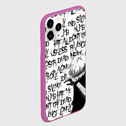 Чехол iPhone 11 Pro матовый DEAD INSIDE 1000-7, цвет: 3D-фиолетовый — фото 2