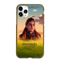 Чехол iPhone 11 Pro матовый Horizon Forbidden West Aloy, цвет: 3D-коричневый