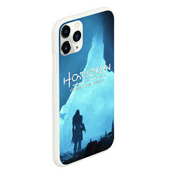 Чехол iPhone 11 Pro матовый Horizon Forbidden West - таинственная неизвестност, цвет: 3D-белый — фото 2