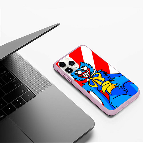 Чехол iPhone 11 Pro матовый Хагги Вагги Телосложение девушки / 3D-Розовый – фото 3
