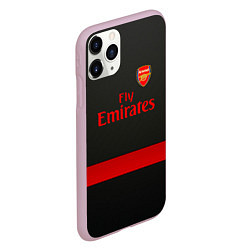 Чехол iPhone 11 Pro матовый Arsenal fc, цвет: 3D-розовый — фото 2