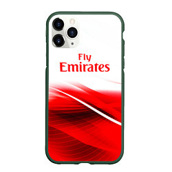 Чехол iPhone 11 Pro матовый Арсенал arsenal, цвет: 3D-темно-зеленый