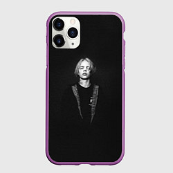 Чехол iPhone 11 Pro матовый Pharaoh AMG Фараон ЧБ, цвет: 3D-фиолетовый