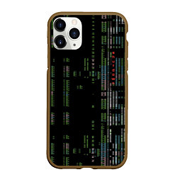 Чехол iPhone 11 Pro матовый Shutdown, цвет: 3D-коричневый