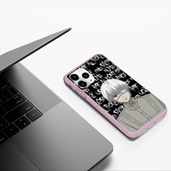 Чехол iPhone 11 Pro матовый Я НЕ ВЕРНУСЬ В АНТЕЙКУ, цвет: 3D-розовый — фото 2