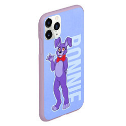 Чехол iPhone 11 Pro матовый Кролик Бонни, цвет: 3D-сиреневый — фото 2