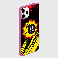 Чехол iPhone 11 Pro матовый Serious Sam Big Logo, цвет: 3D-фиолетовый — фото 2