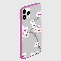 Чехол iPhone 11 Pro матовый Ранняя весна, цвет: 3D-фиолетовый — фото 2
