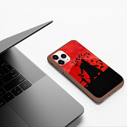 Чехол iPhone 11 Pro матовый Red JC, цвет: 3D-коричневый — фото 2