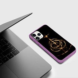 Чехол iPhone 11 Pro матовый ЭЛДЕН РИНГ ELDEN RING, цвет: 3D-фиолетовый — фото 2