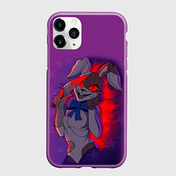 Чехол iPhone 11 Pro матовый FNAF Ванесса, цвет: 3D-фиолетовый