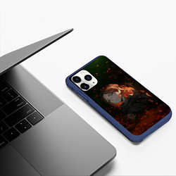 Чехол iPhone 11 Pro матовый Elden Ring Мелина, цвет: 3D-тёмно-синий — фото 2