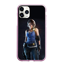 Чехол iPhone 11 Pro матовый Resident Evil 3: Nemesis, цвет: 3D-розовый