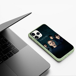Чехол iPhone 11 Pro матовый Вальтури, цвет: 3D-салатовый — фото 2