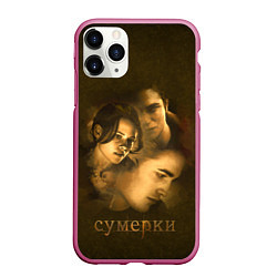 Чехол iPhone 11 Pro матовый Воспоминания, цвет: 3D-малиновый