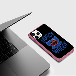 Чехол iPhone 11 Pro матовый ХАГГИ ВАГГИ ПОППИ ПЛЕЙТАЙМ СИНИЙ, цвет: 3D-малиновый — фото 2