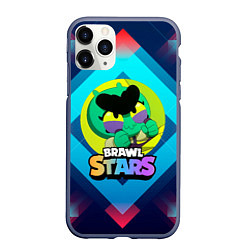 Чехол iPhone 11 Pro матовый Eve brawlstars Еваг, цвет: 3D-серый