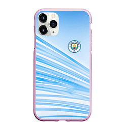 Чехол iPhone 11 Pro матовый MANCHESTER CITY Манчестер Сити, цвет: 3D-розовый