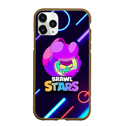 Чехол iPhone 11 Pro матовый BrawlStars Eve pink, цвет: 3D-коричневый