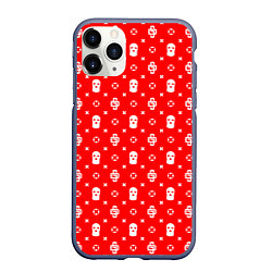 Чехол iPhone 11 Pro матовый Red Dope Camo Dope Street Market, цвет: 3D-серый