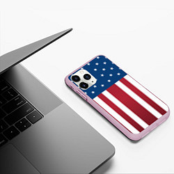 Чехол iPhone 11 Pro матовый Как у Кит Флинта Продиджи, цвет: 3D-розовый — фото 2