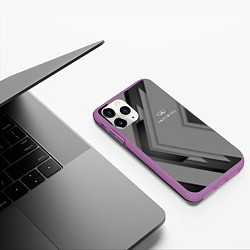 Чехол iPhone 11 Pro матовый Infinity Autosport, цвет: 3D-фиолетовый — фото 2