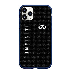 Чехол iPhone 11 Pro матовый Инфинити infinity sport, цвет: 3D-тёмно-синий