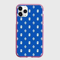 Чехол iPhone 11 Pro матовый Узор Mono Dope Camo Dope Street Market, цвет: 3D-малиновый