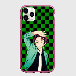 Чехол iPhone 11 Pro матовый ТАНДЖИРО В СОВРЕМЕННОСТИ КЛИНОК, цвет: 3D-малиновый