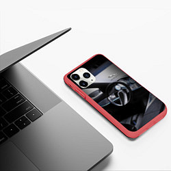 Чехол iPhone 11 Pro матовый Jaguar Salon Prestige!, цвет: 3D-красный — фото 2