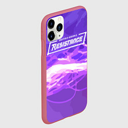 Чехол iPhone 11 Pro матовый ФОРТНАЙТ ГЛАВА 3 СЕЗОН 2, цвет: 3D-малиновый — фото 2