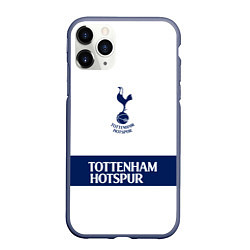 Чехол iPhone 11 Pro матовый Tottenham Тоттенхэм, цвет: 3D-серый