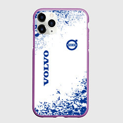 Чехол iPhone 11 Pro матовый Volvo - Auto sport, цвет: 3D-фиолетовый