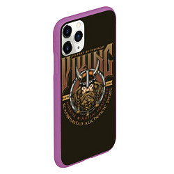 Чехол iPhone 11 Pro матовый VIKING Викинг, цвет: 3D-фиолетовый — фото 2