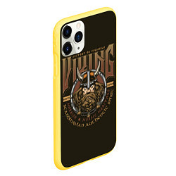 Чехол iPhone 11 Pro матовый VIKING Викинг, цвет: 3D-желтый — фото 2