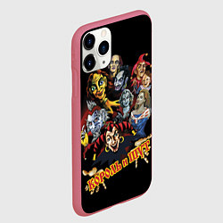 Чехол iPhone 11 Pro матовый Король и Шут КиШ, цвет: 3D-малиновый — фото 2